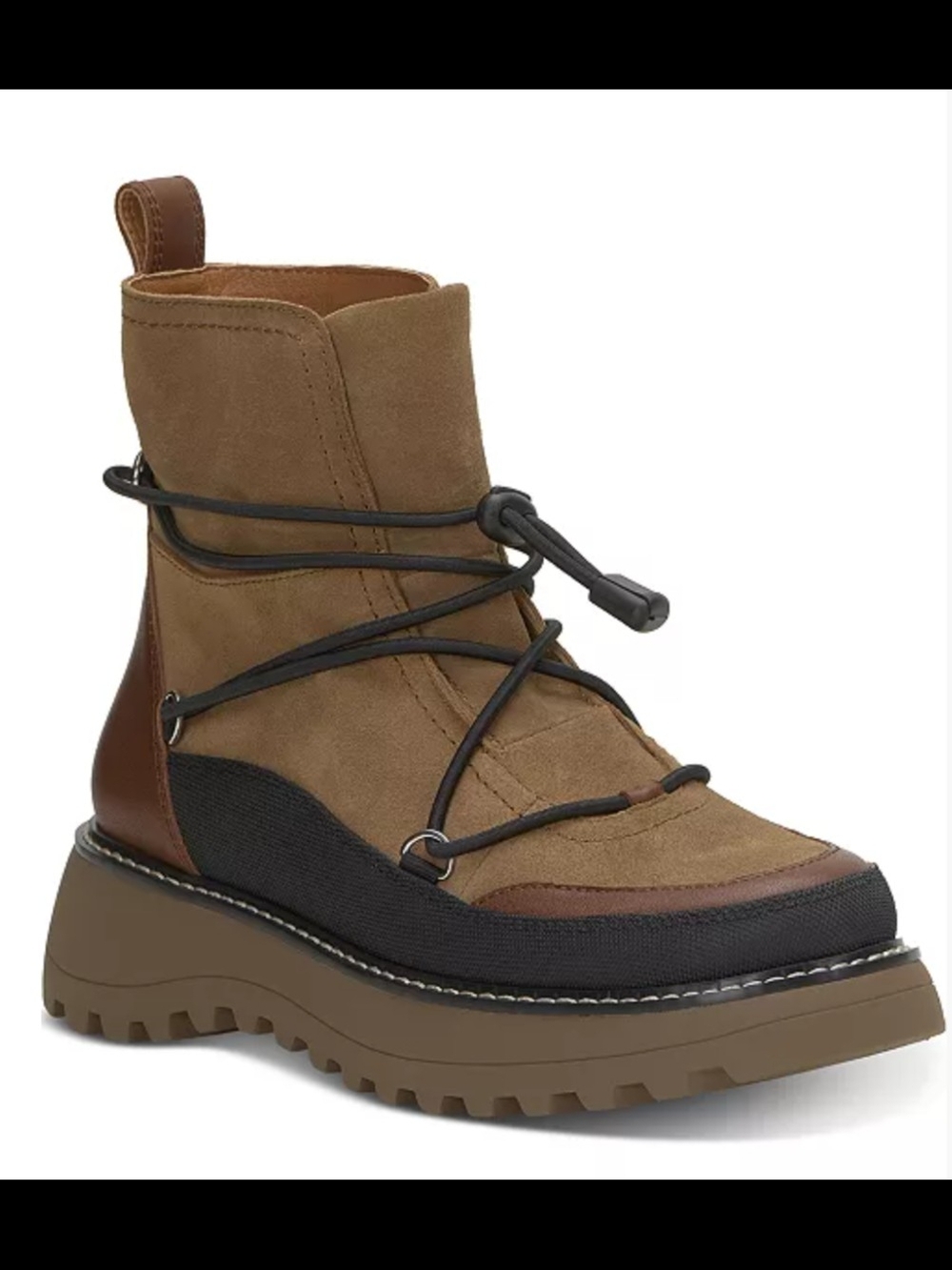 Lucky Brand Caelia Pull-On Lug Sole Boots Size 9M NWT MSRP $139.99 - Picture 1 of 8